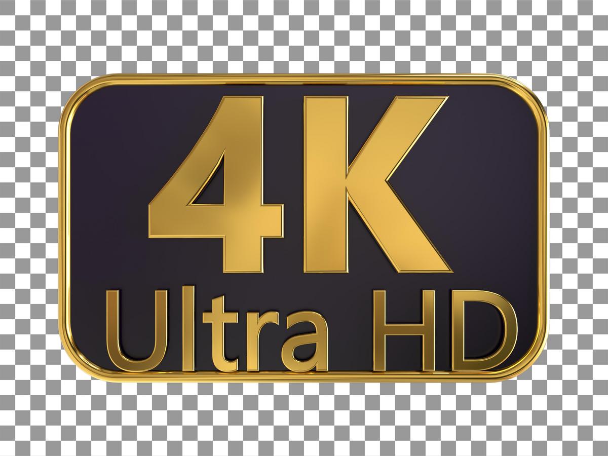 ภาพแสดงความแตกต่างระหว่างความละเอียด 4K และ UHD พร้อมข้อความ 