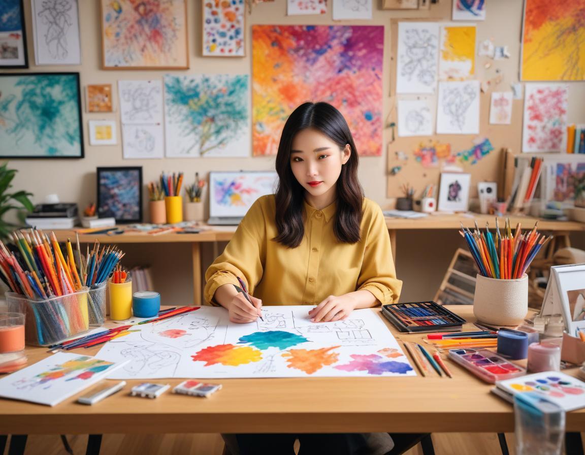 ปัญญาประดิษฐ์ เป็น ผู้ช่วย สร้างสรรค์ ใน ฉาก ศิลป์ กำลัง สร้าง ภาพ ต่อยอด จาก ภาพ ที่ มีอยู่