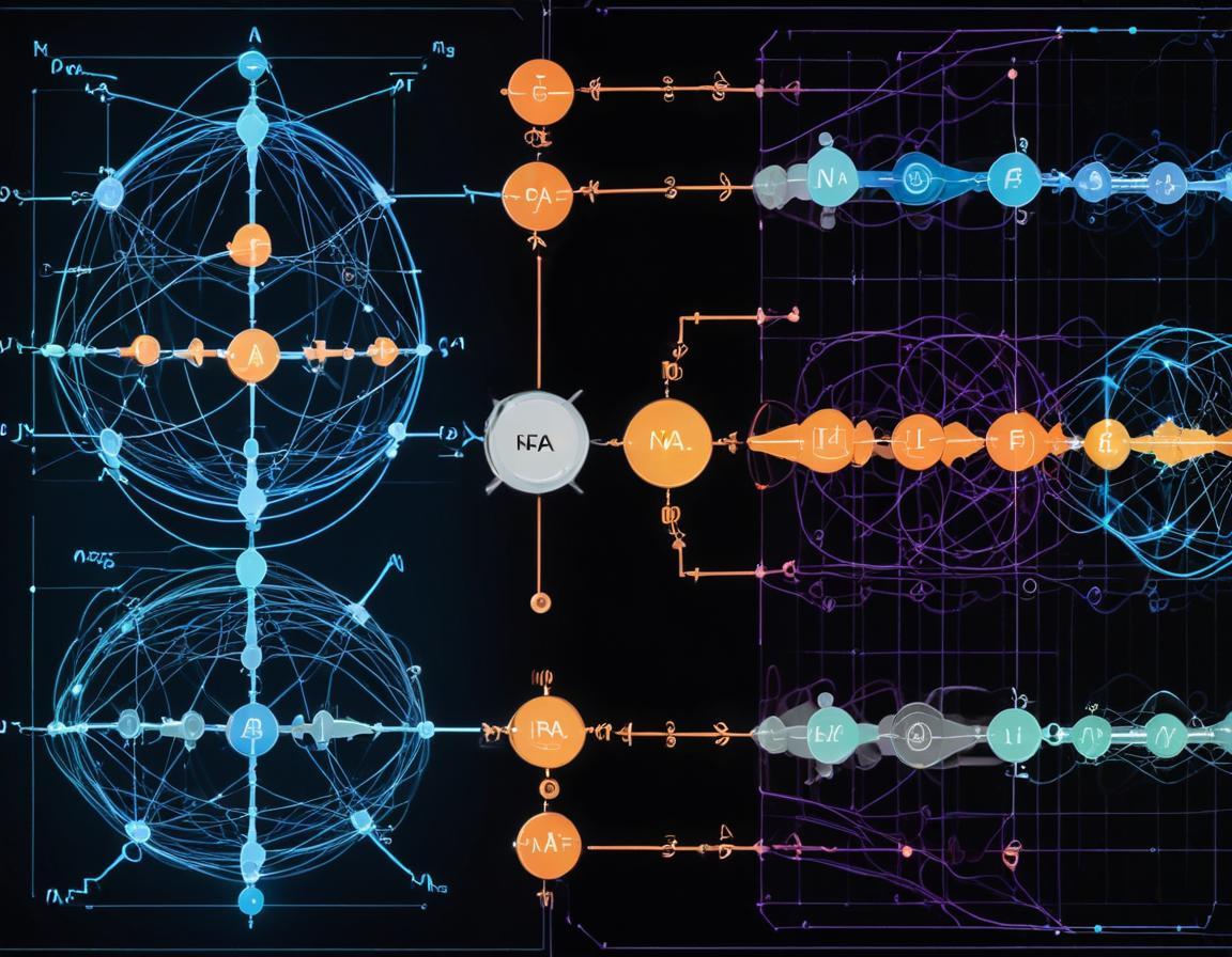อินโฟกราฟิก อธิบาย ส่วนประกอบ ห้า อย่าง ของ finite automata พร้อม ตัวอย่าง