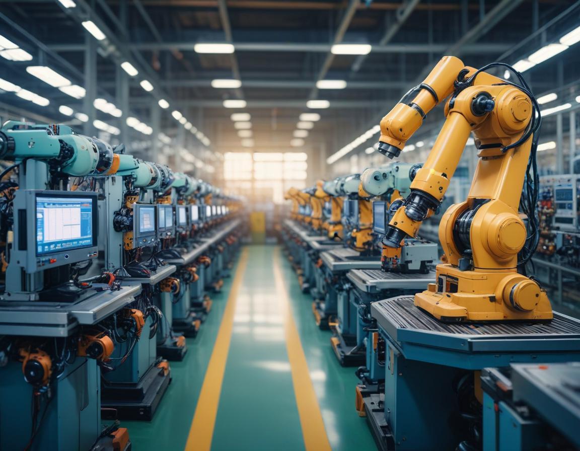 ภาพเปรียบเทียบระหว่าง ระบบ factory automation และ ระบบ industrial automation ใน อุตสาหกรรม ยุค ดิจิทัล ปัจจุบัน