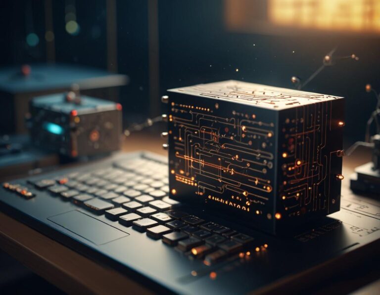 วิศวกร ซอฟต์แวร์ ชี้ ไป ที่ ออโตมาต้า เชิงจำกัด บน กระดาน แก้ว โปร่ง พร้อม แล็ปท็อป