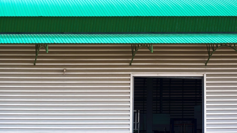 การติดตั้งกันสาดเมทัลชีท